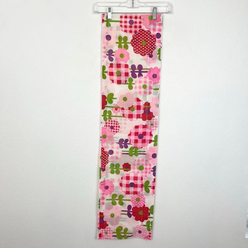 Vintage 1960/70's Floral 3 Piece Curtain Set